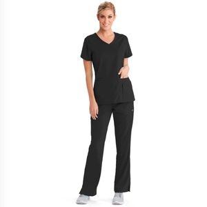 Grey's Anatomy Active Scrub Set - Women's Medium - Black